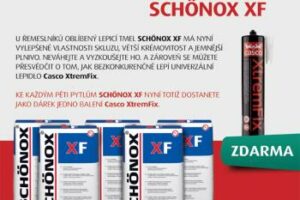 Vyzkoušejte lepidlo SCHÖNOX XF s novou recepturou a dostanete dárek – lepidlo Casco XtremFix