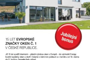 Internorm slaví 15 let v České republice