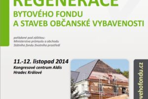 Konference Regenerace bytového fondu a staveb občanské vybavenosti