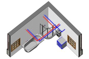 Wavin Ekoplastik připravil knihovnu 3D modelů PPR produktů pro systém Revit