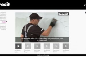 Nová videa a pracovní postupy na webu ceresit-visage.cz