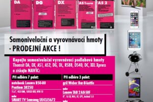 V dubnu vrcholí prodejní akce samonivelačních vyrovnávacích podlahových hmot Thomsit