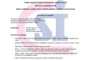 Protipožární řešení s fenolickou pěnou RESOL od HPI-CZ předběhlo novou normu