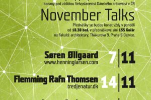 November Talks – Danish Stars – cyklus přednášek dánských architektů na FA ČVUT