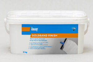 Tmel Goldband Finish pro dokonale hladký povrch stěn