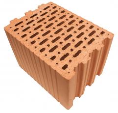 Obr. 3: Akustická cihla Porotherm 25 AKU Z Obr. 3: Akustická cihla Porotherm 25 AKU Z