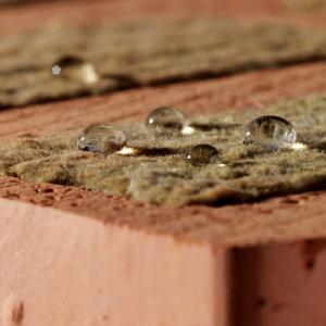 Minerální vata integrovaná v dutinách cihly je hydrofobizovaná Minerální vata integrovaná v dutinách cihly je hydrofobizovaná