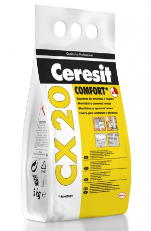 Nová montážní a opravná hmota Ceresit CX 20 