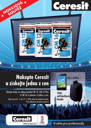 „Hokejová“ soutěž stavební chemie Ceresit