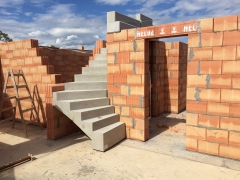 Řadové domy Michalovice realizované v systému Heluz