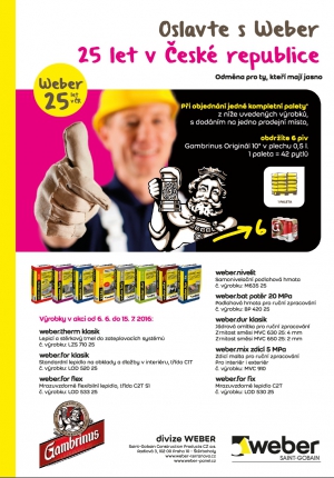 Weber slaví 25 let v České republice prodejní akcí