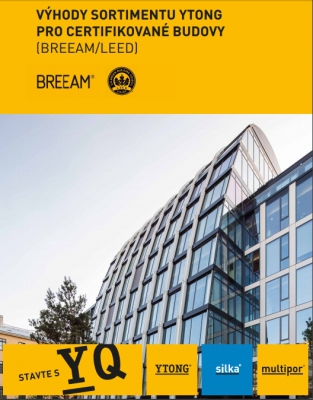 Výhody sortimentu ytong pro certifikované budovy (BREEAM/LEED)