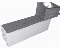 Dávkovač lepidla s posuvným hradítkem