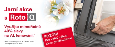 Využijte jarní akci se střešními okny RotoQ