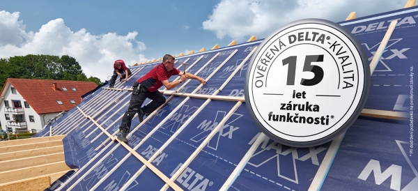 Záruka 15 let na fólie DELTA®-PREMIUM