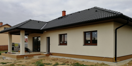 Realizace dřevostaveb s použitím desek Knauf Diamant X od firmy Vladimír Mrštný z Rychnova nad Kněžnou. Firma se specializuje na výstavbu dřevostaveb na klíč (foto Vladimír Mrštný).
